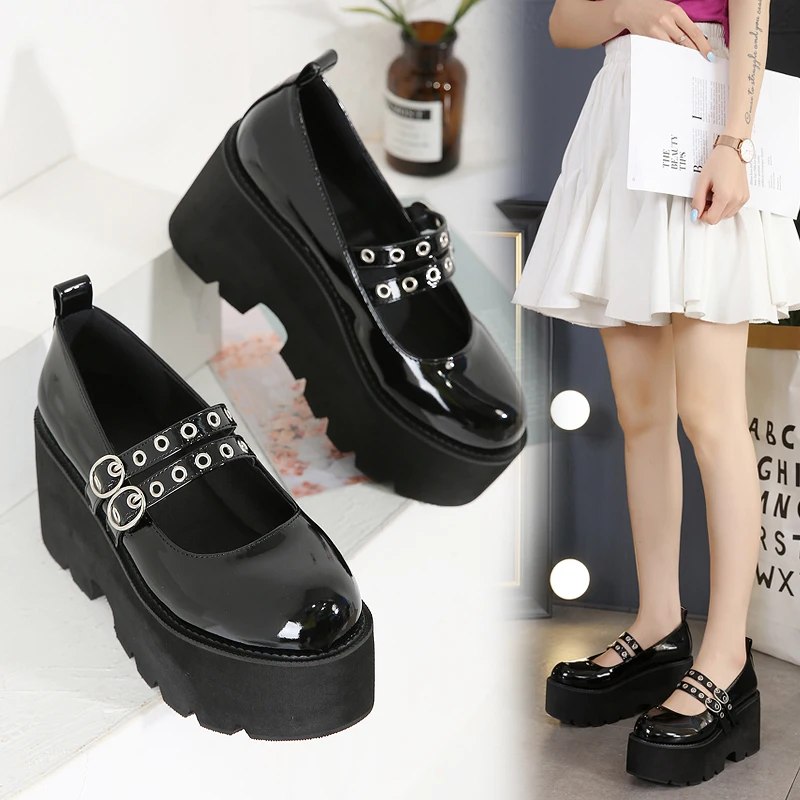 Women's platform slope single shoe fashion Gothic new 2023 vintage Mary Jane shoes pop style shoes comfortable punk shoes
Women's platform slope single shoe fashion Gothic new 2023 vintage Mary Jane shoes pop style shoes comfortable punk shoes