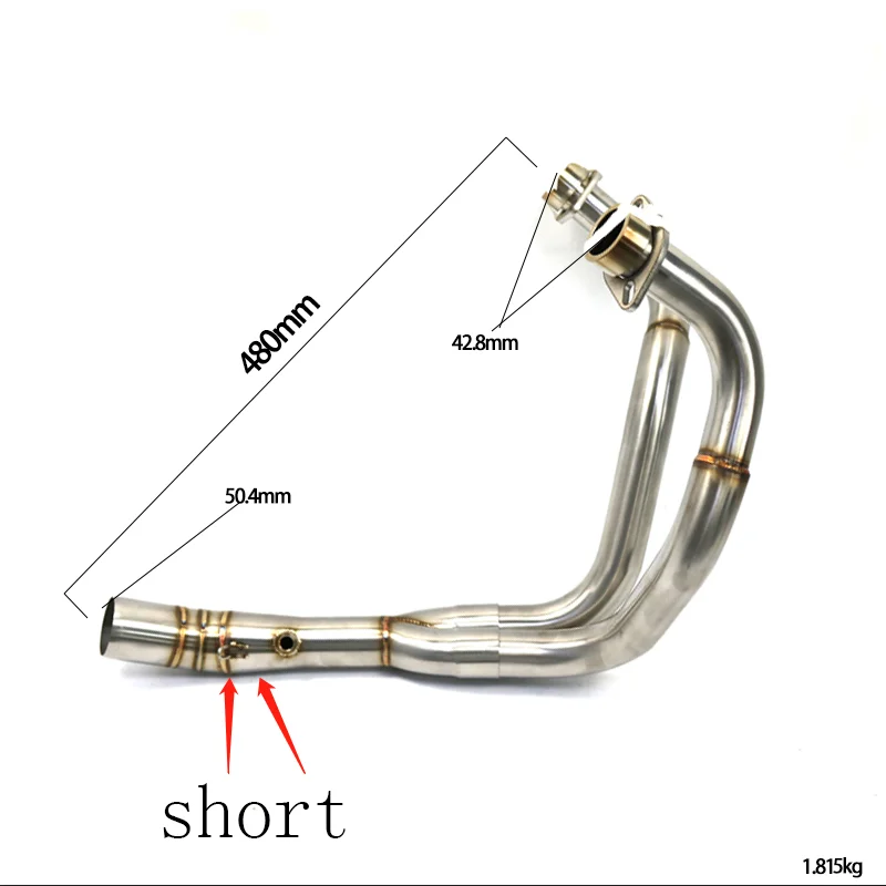Motorcycle Front Tube Stainless Steel for Yamaha Mt-07 Fz-07 2014 Mt07 Fz07 Mt 07 2015-2019 Xsr700 2016-2019 Motorcycle Exhaust
Motorcycle Front Tube Stainless Steel for Yamaha Mt-07 Fz-07 2014 Mt07 Fz07 Mt 07 2015-2019 Xsr700 2016-2019 Motorcycle Exhaust