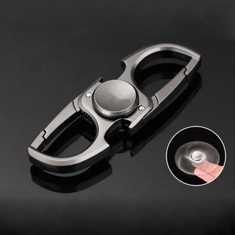 

Fingertips Spinning Top Hand Spinner Multifunction Anti-Anxiety Toy Relieves Stress Keychain Bottle Opener EDC Fidget Skilltoy