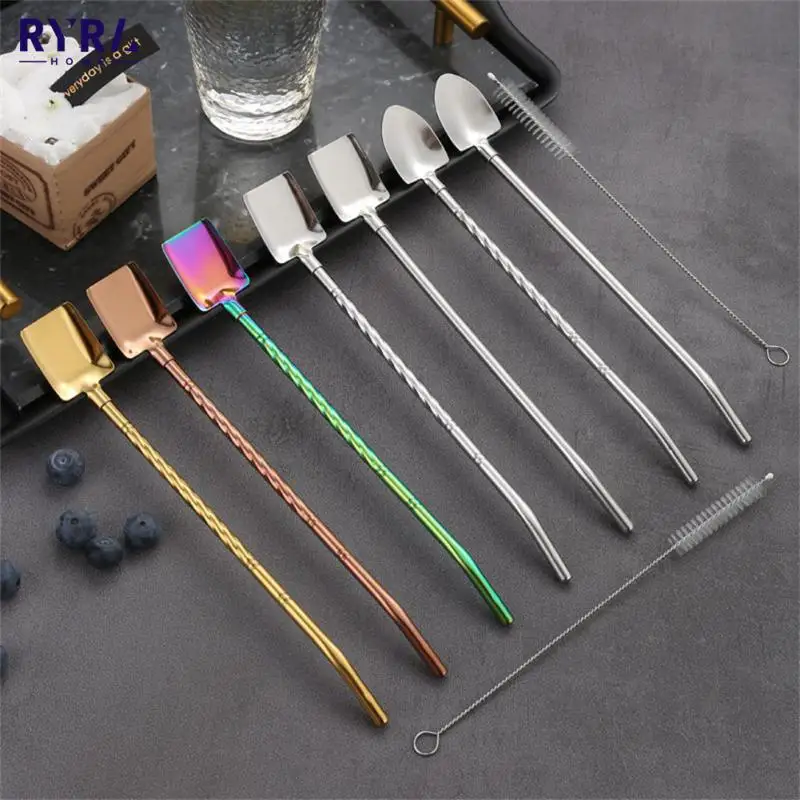 1PC Spoon Tea Filter Yerba Mate Tea Straws Reusable Milk Bar Coffee Stirring Drinking Straw Spoons Drinkware Kitchen Gadgets
1PC Spoon Tea Filter Yerba Mate Tea Straws Reusable Milk Bar Coffee Stirring Drinking Straw Spoons Drinkware Kitchen Gadgets