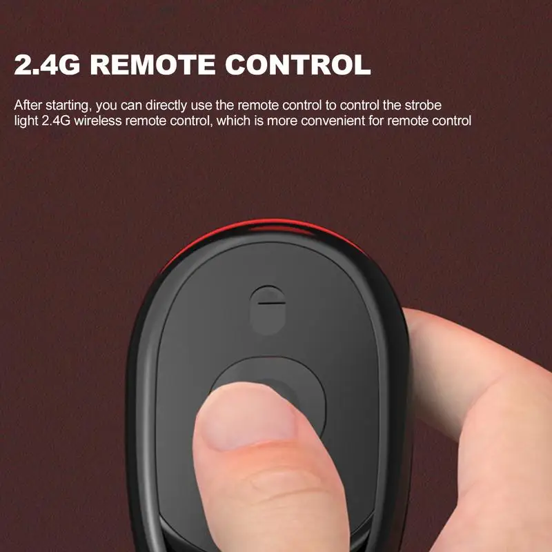 7-Color Remote Control Rechargeable Strobe Light for Motorcycles Cars Vehicles High-Brightness Anti-Collision Strobe Light
7-Color Remote Control Rechargeable Strobe Light for Motorcycles Cars Vehicles High-Brightness Anti-Collision Strobe Light