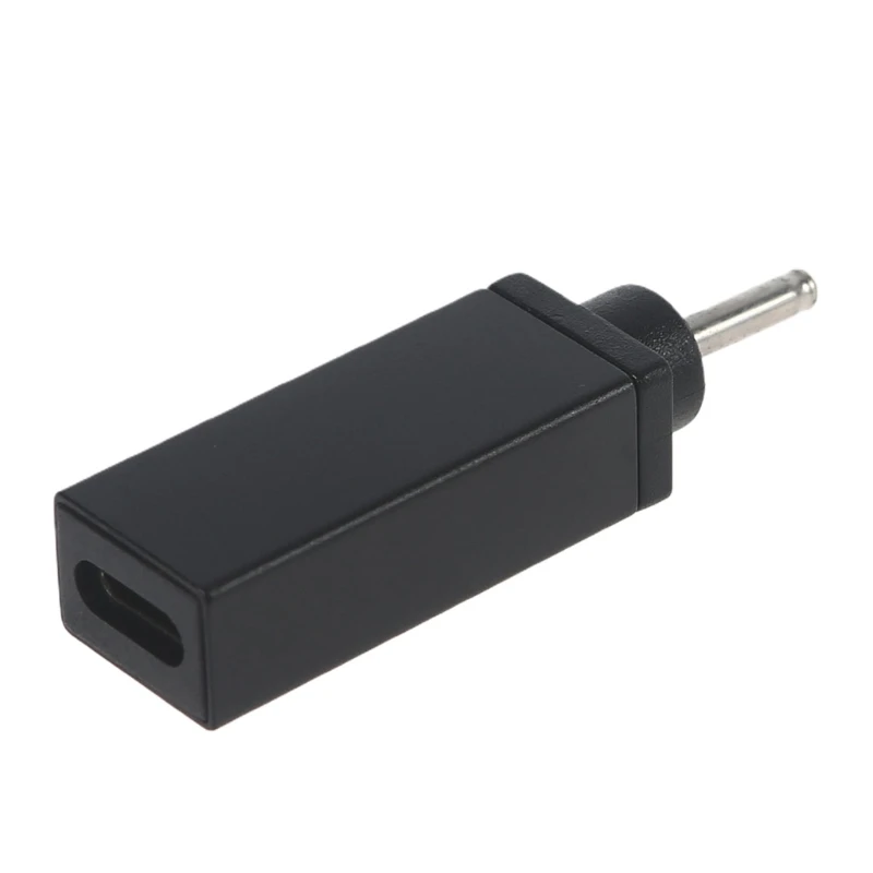Laptop Charging Converter Plug Type-C Female to DC 2.5x0.7mm Male Power Connector for All Type-C Plug 
Laptop Charging Converter Plug Type-C Female to DC 2.5x0.7mm Male Power Connector for All Type-C Plug