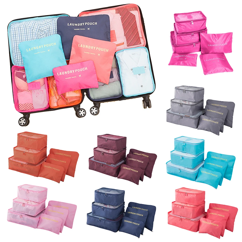 6 Pcs Travel Storage Bag Set for Clothes Tidy Organizer Wardrobe Suitcase Pouch Travel Organizer Bag Case Shoes Packing Cube Bag
6 Pcs Travel Storage Bag Set for Clothes Tidy Organizer Wardrobe Suitcase Pouch Travel Organizer Bag Case Shoes Packing Cube Bag