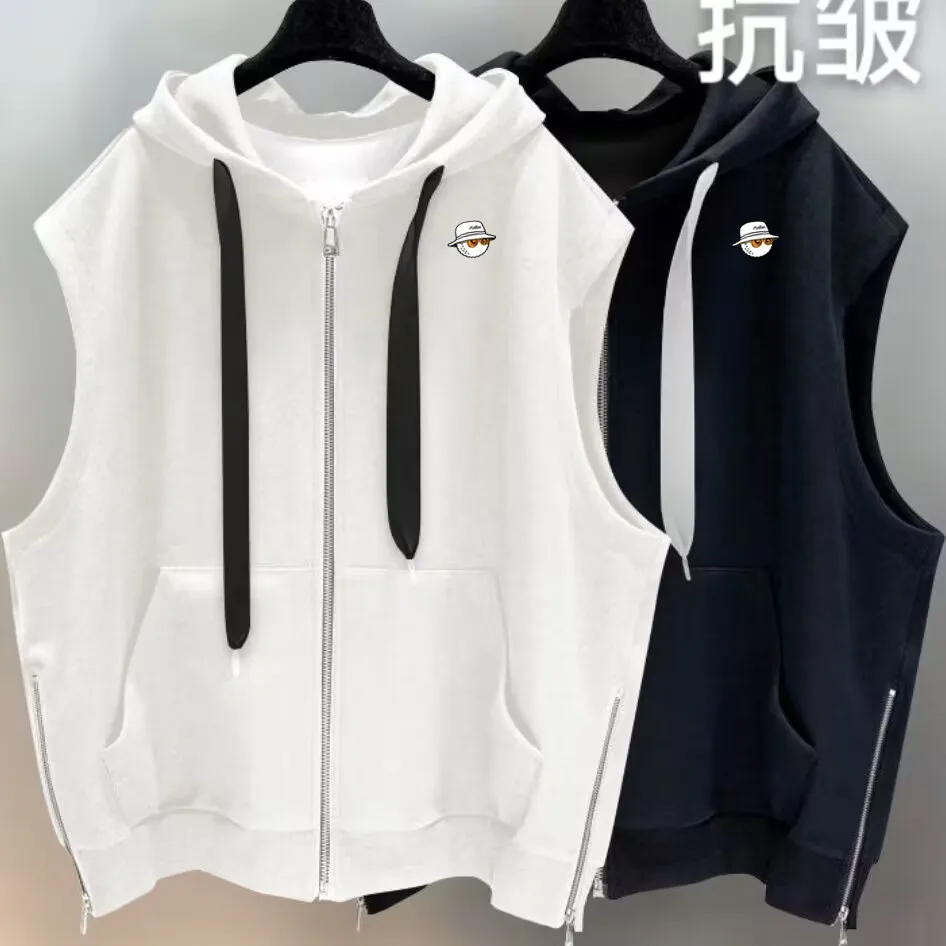 Malban Embroidery Hooded Men's And Women's Shirt T-shirt Vest Men's Golf Zipper Sleeveless Loose Clothing
Malban Embroidery Hooded Men's And Women's Shirt T-shirt Vest Men's Golf Zipper Sleeveless Loose Clothing