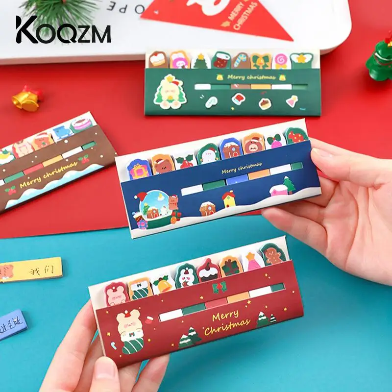 120 Sheets /Pcs Christmas Pattern Sticky Notes Index Tabs Bookmark Notepad Post Stationery School Office Supplies Students Gifts
120 Sheets /Pcs Christmas Pattern Sticky Notes Index Tabs Bookmark Notepad Post Stationery School Office Supplies Students Gifts