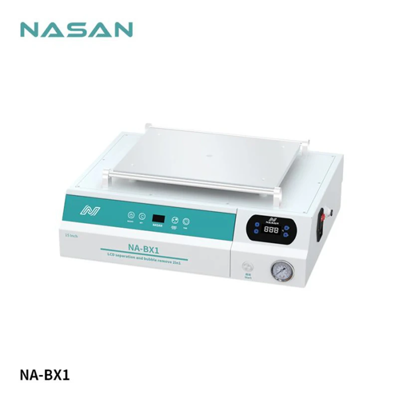 NASAN NA-BX1 15-дюймовый Съемник пузырьков и Сепаратор ЖК-экрана для ремонта сенсорного стекла телефона с воздушным компрессором
NASAN NA-BX1 15-дюймовый Съемник пузырьков и Сепаратор ЖК-экрана для ремонта сенсорного стекла телефона с воздушным компрессором