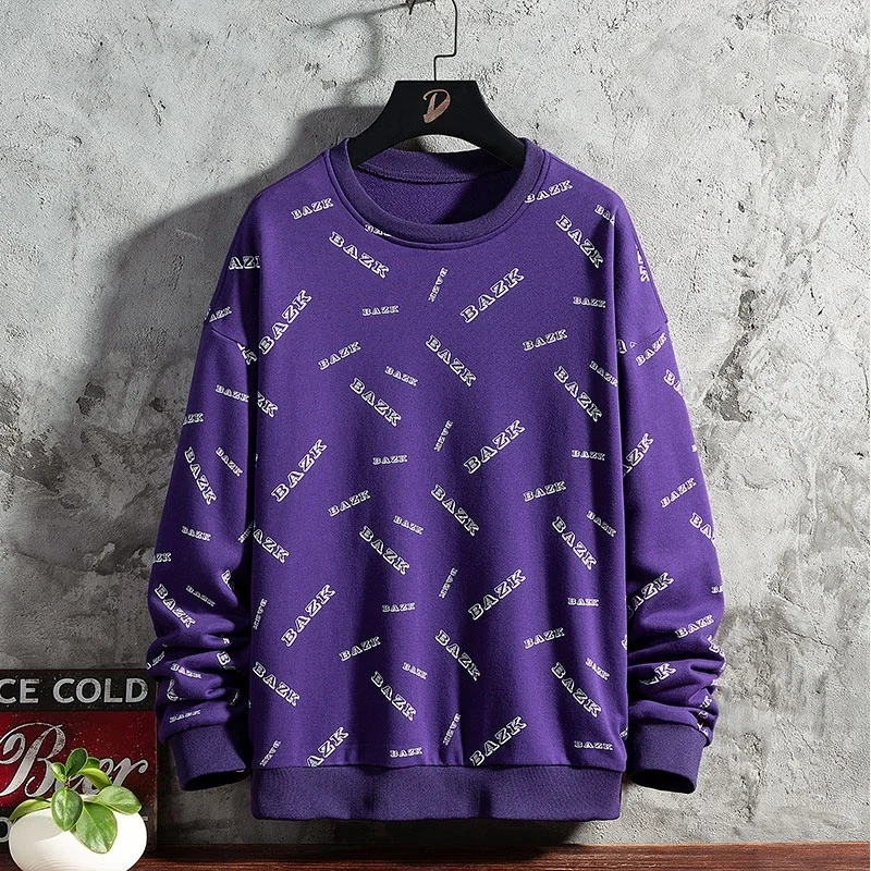 Свитшот мужской однотонный в стиле хип-хоп, с круглым вырезом
Свитшот мужской однотонный в стиле хип-хоп, с круглым вырезом