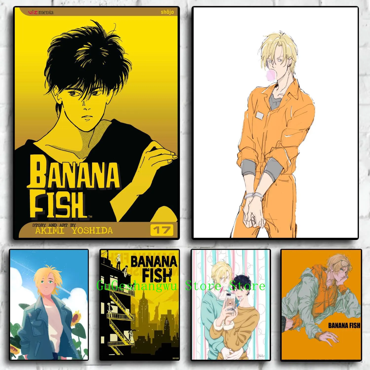 banana fish manga eng cartoon Canvas Art Poster and Wall Art Picture Print Modern Family bedroom Decor Posters
banana fish manga eng cartoon Canvas Art Poster and Wall Art Picture Print Modern Family bedroom Decor Posters
