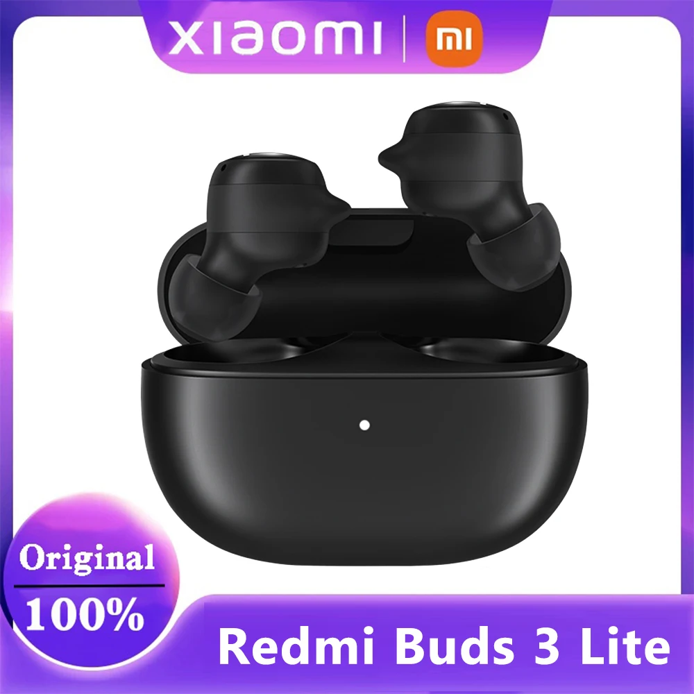 Беспроводные наушники Xiaomi Redmi Buds 3 Lite Youth Edition, TWS, Bluetooth 5,2, наушники IP54 для Redmi Note 10 Pro Mi Buds3 Lite
Беспроводные наушники Xiaomi Redmi Buds 3 Lite Youth Edition, TWS, Bluetooth 5,2, наушники IP54 для Redmi Note 10 Pro Mi Buds3 Lite