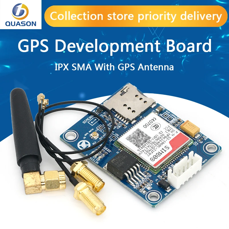 SIM808 Module GSM GPRS GPS Development Board IPX SMA with GPS Antenna Raspberry Pi Support 2G 3G 4G SIM Card
SIM808 Module GSM GPRS GPS Development Board IPX SMA with GPS Antenna Raspberry Pi Support 2G 3G 4G SIM Card