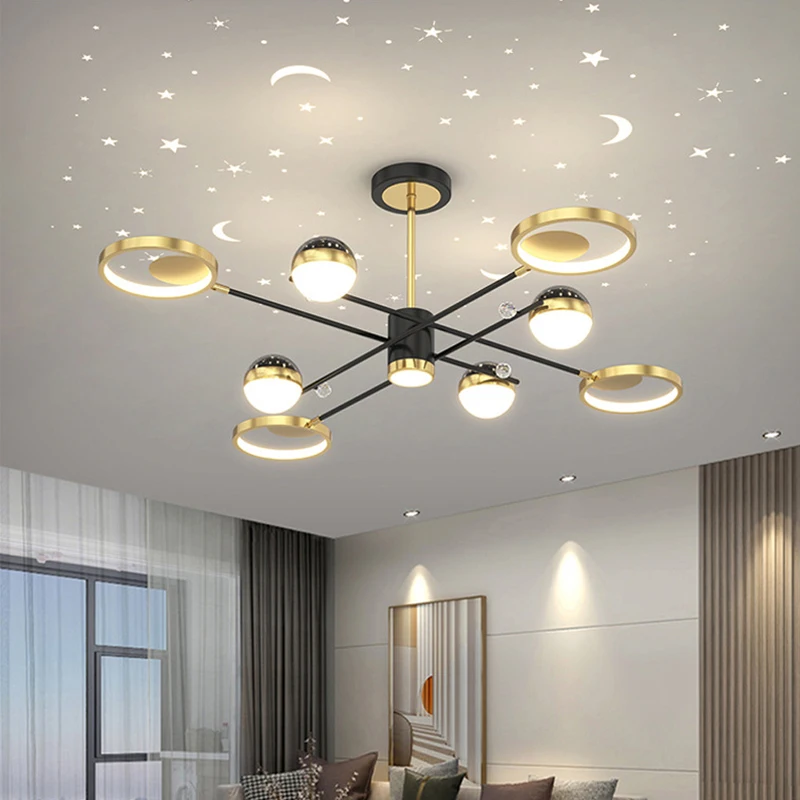Modern Starry sky LED Chandeliers bedroom living room cabinet Indoor Lighting Kitchen Lustre Lamps home appliance luminaria
Modern Starry sky LED Chandeliers bedroom living room cabinet Indoor Lighting Kitchen Lustre Lamps home appliance luminaria