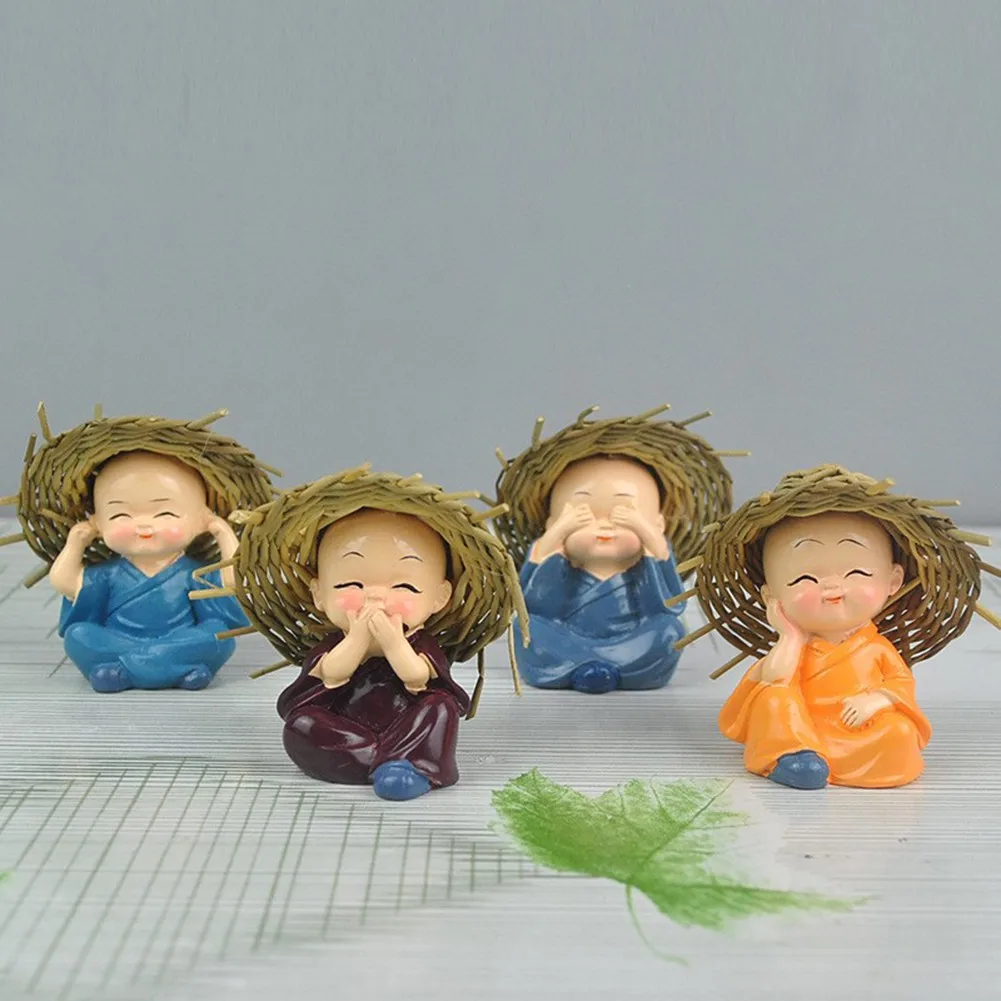 4Pcs Lovely Llittle Monk Car Decoration Resin Crafts Little Cute Four Small Monks Children Gift Home Desktop Decor
4Pcs Lovely Llittle Monk Car Decoration Resin Crafts Little Cute Four Small Monks Children Gift Home Desktop Decor