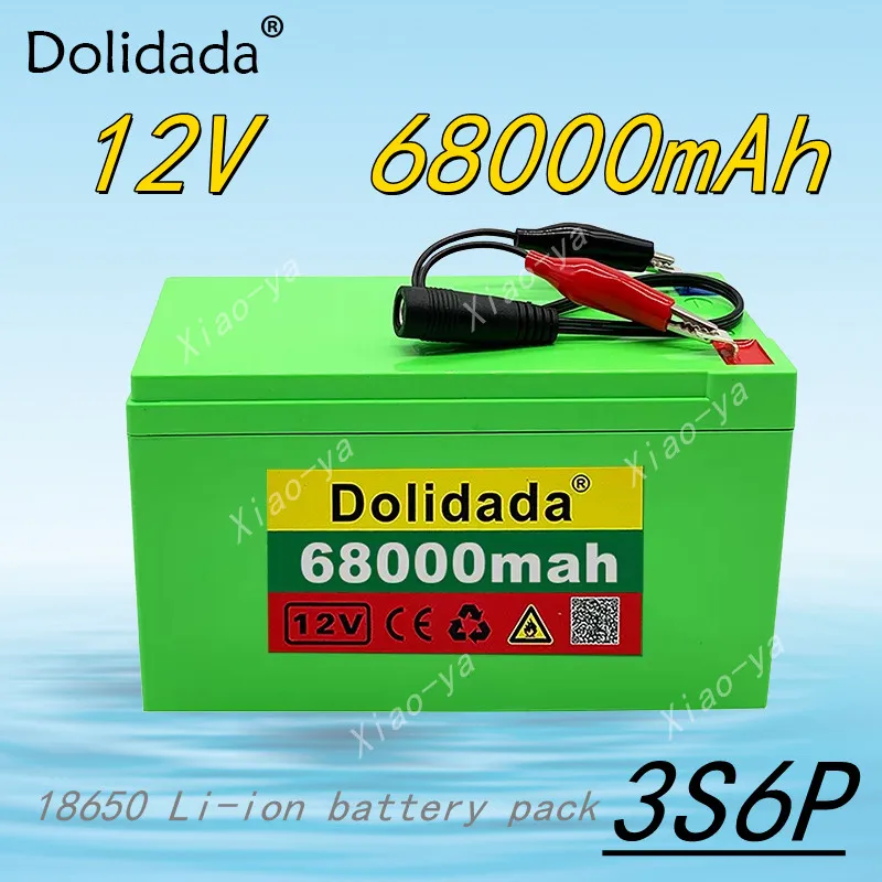 12V 68Ah lithium battery pack 3S6P built-in high current30A BMS for sprayers, electric vehicle batterie,with battery pack box
12V 68Ah lithium battery pack 3S6P built-in high current30A BMS for sprayers, electric vehicle batterie,with battery pack box