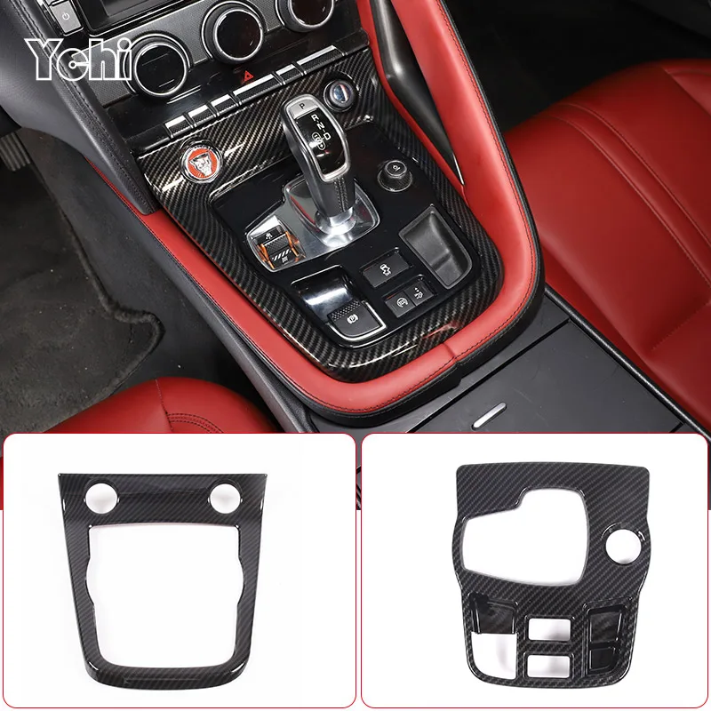 ABS Carbon Fibre Center Console Gear Shift Control Frame Gearshift Panel Cover For Jaguar F-TYPE 2013-2024 Car Accessories
ABS Carbon Fibre Center Console Gear Shift Control Frame Gearshift Panel Cover For Jaguar F-TYPE 2013-2024 Car Accessories