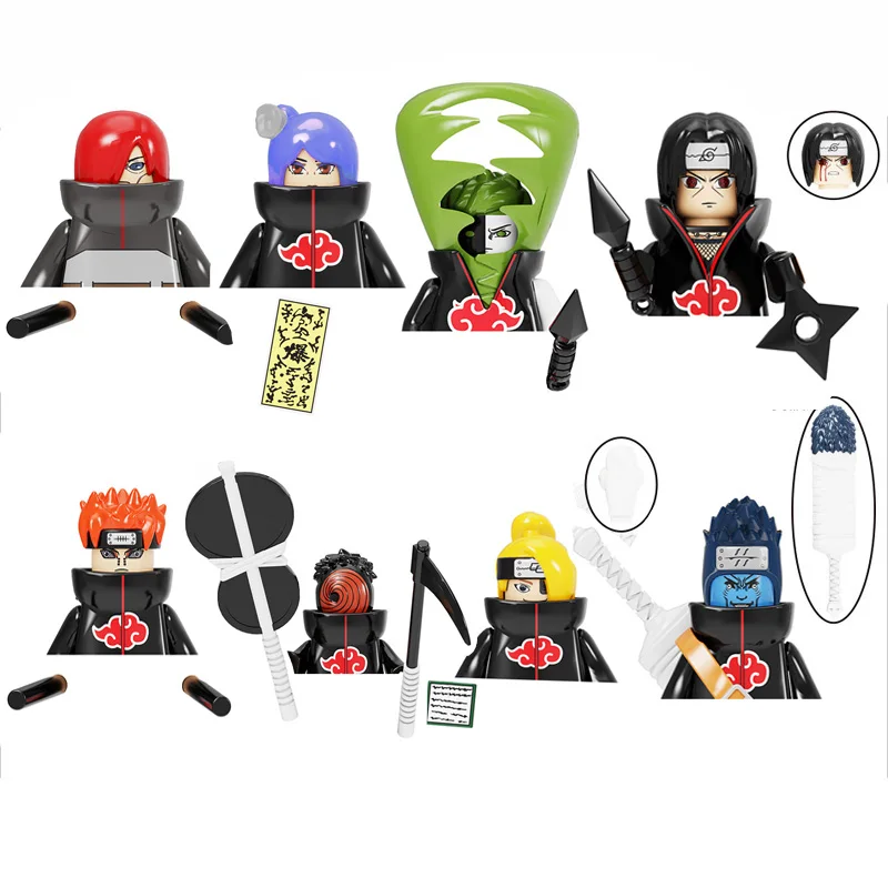 Naruto Building Blocks Sasuke Kakashi Akatsuki Bricks Anime Mini Action Figures Heads Assembly Toys Kids Birthday Gift Wholesale
Naruto Building Blocks Sasuke Kakashi Akatsuki Bricks Anime Mini Action Figures Heads Assembly Toys Kids Birthday Gift Wholesale