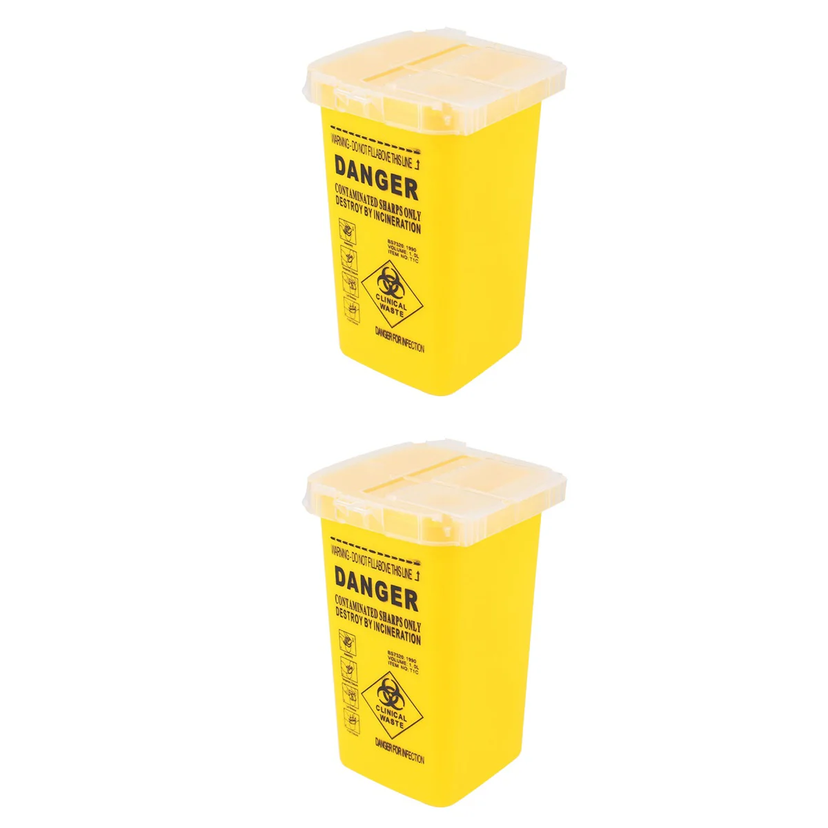2pcs Sharps Box Needles Sharps Disposal Container Supplies and Equipment (Yellow)
2pcs Sharps Box Needles Sharps Disposal Container Supplies and Equipment (Yellow)