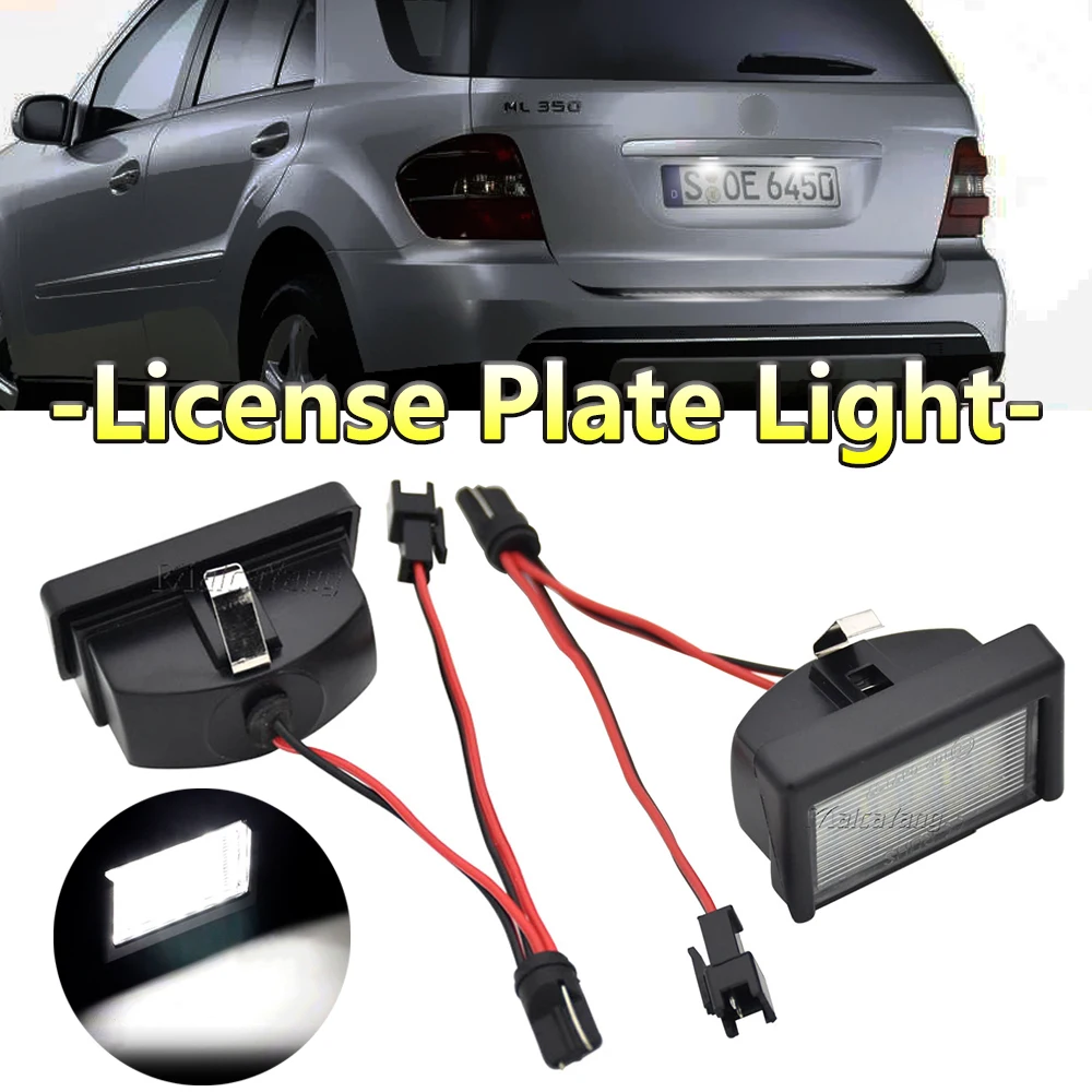 2x No Error For Mercedes Benz ML W164 GL X164 2004-2012 Smart Roadster 452 2003-2006 LED License Plate Light Number Plate Lamp
2x No Error For Mercedes Benz ML W164 GL X164 2004-2012 Smart Roadster 452 2003-2006 LED License Plate Light Number Plate Lamp