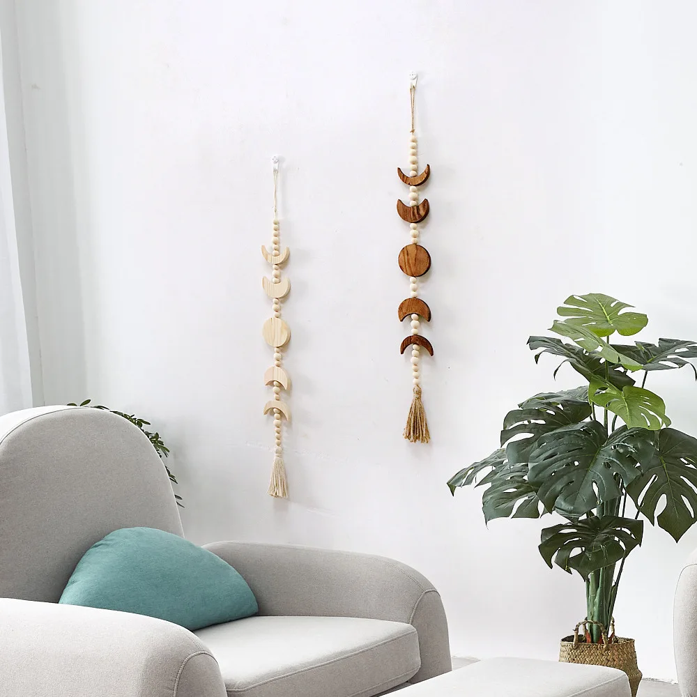 Wooden sun and Moon Pendant Woven tapestry tassel Vintage home decoration wall hanging Home decoration wedding decoration
Wooden sun and Moon Pendant Woven tapestry tassel Vintage home decoration wall hanging Home decoration wedding decoration