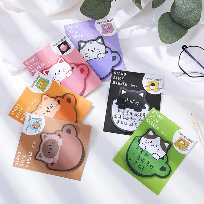 30sheets Cute Cats Memo Pads Kawaii Sticky Notes DIY Notebook Planner Journal Index Stickers Korean Stationery Office Supplies
30sheets Cute Cats Memo Pads Kawaii Sticky Notes DIY Notebook Planner Journal Index Stickers Korean Stationery Office Supplies