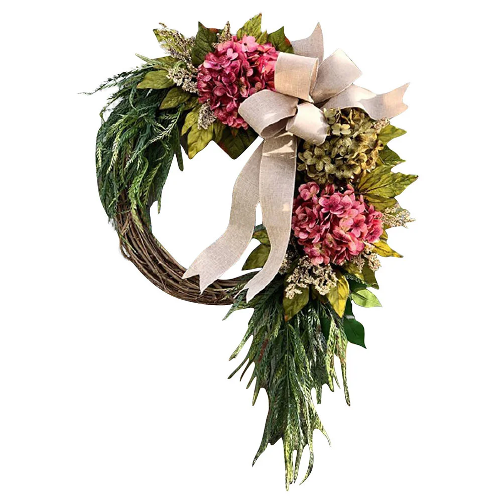 Hydrangea Garden Wreath Wall Pendant Window Decor Rustic Style Simulation Summer Home Ornament Artificial Spring
Hydrangea Garden Wreath Wall Pendant Window Decor Rustic Style Simulation Summer Home Ornament Artificial Spring