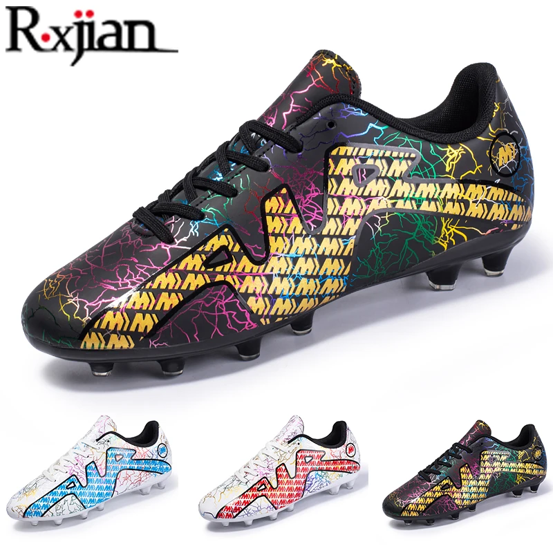 

Футбольная обувь R.XJIAN, оригинальные профессиональные футбольные бутсы, низкая помощь, мужские и детские футбольные бутсы для мальчиков и девочек, кроссовки