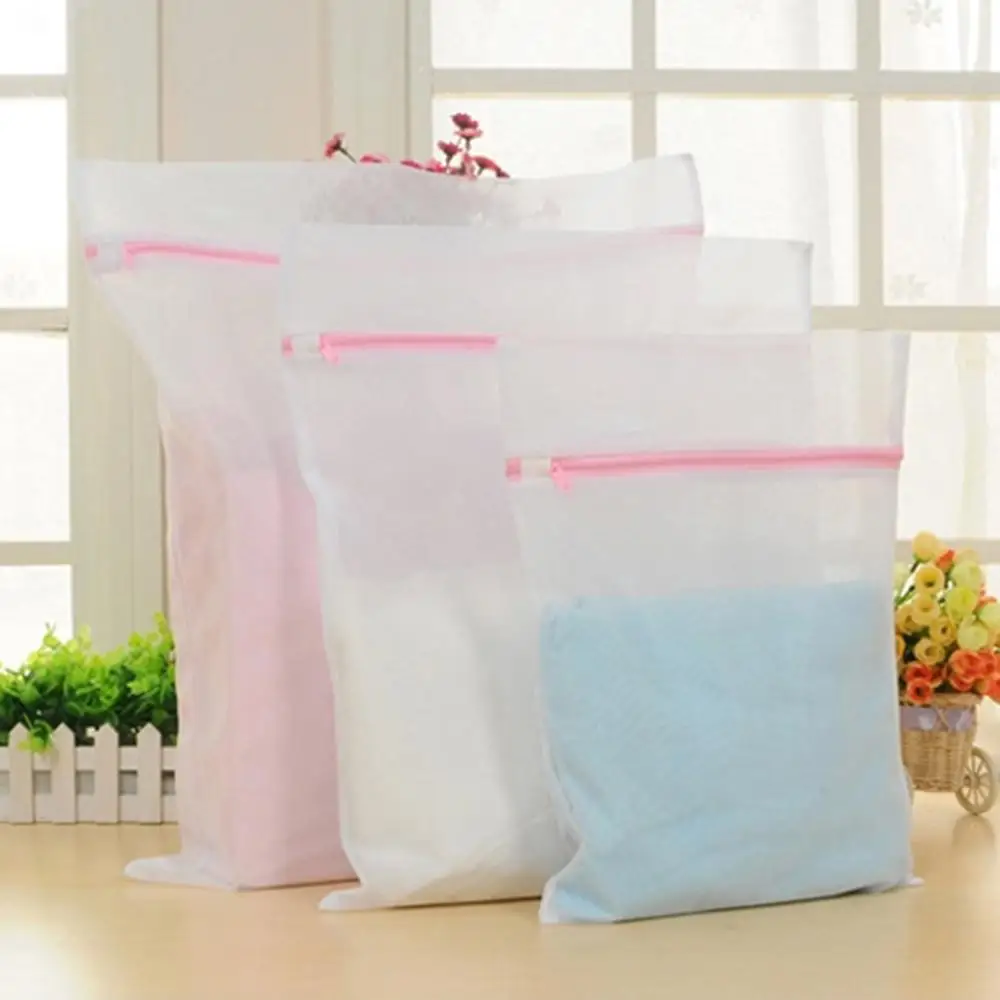 1pc 3 Size Mesh Laundry Bag Bra Socks Zippered Mesh Laundry Wash Bags Underwear Washing Machine Clothes Bags Household Items
1pc 3 Size Mesh Laundry Bag Bra Socks Zippered Mesh Laundry Wash Bags Underwear Washing Machine Clothes Bags Household Items