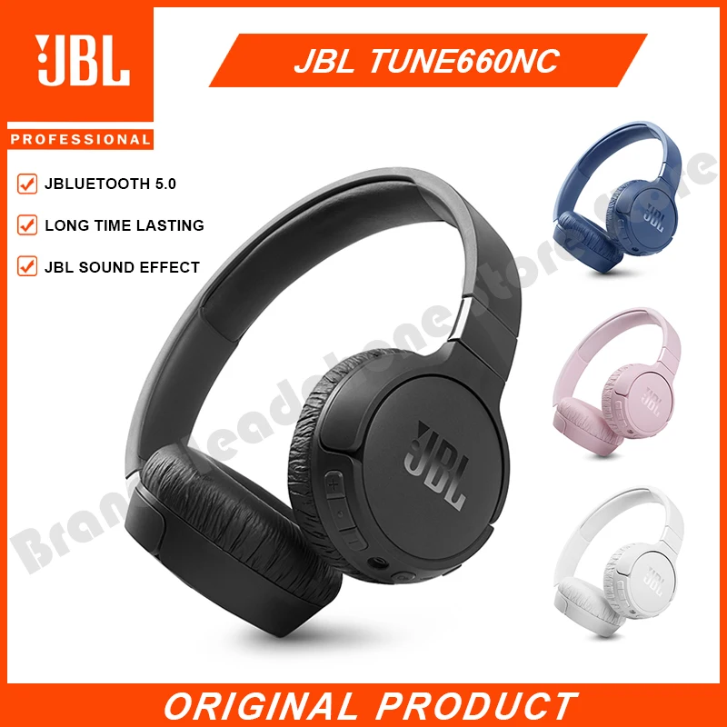 

Оригинальные беспроводные Bluetooth-наушники JBL TUNE 660NC с шумоподавлением, гарнитура с чистыми басами, игровые спортивные наушники с микрофоном