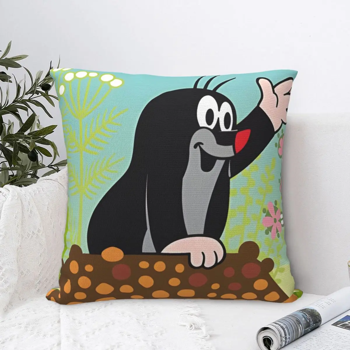 Декоративная подушка Hello Cojines с рисунком маленького крота
Декоративная подушка Hello Cojines с рисунком маленького крота