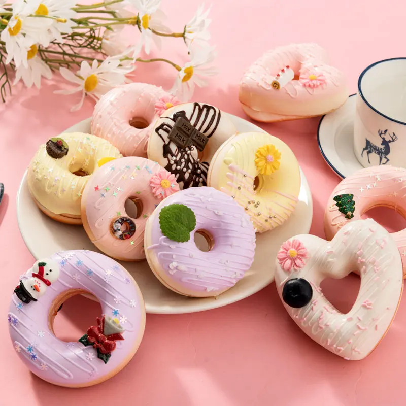 rtificial Decorations Foods Pu Material Simulated Donut Bread Pastry Model Fake Snacks Hotel Decoration Mold Supplies 6pc/lot 
rtificial Decorations Foods Pu Material Simulated Donut Bread Pastry Model Fake Snacks Hotel Decoration Mold Supplies 6pc/lot