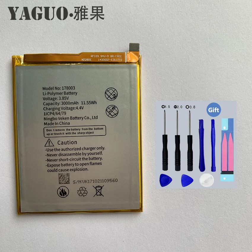 100% New Vernee M5 178003 Battery High Quality 3000mAh 3.8V Li-ion Battery Replacement for VerneeM5 Smartphone + Tools Kit
100% New Vernee M5 178003 Battery High Quality 3000mAh 3.8V Li-ion Battery Replacement for VerneeM5 Smartphone + Tools Kit