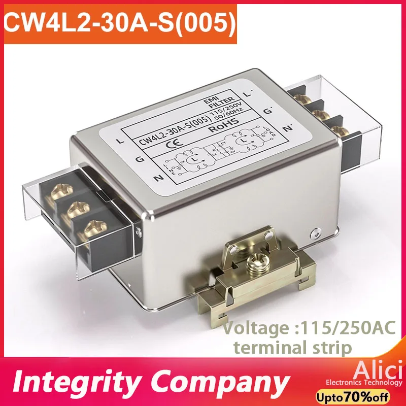 CW4l2-S (005) Однофазный фильтр питания от 3 А до 40 А CW4L2 Биполярная направляющая клеммная колодка 220 В переменного тока Блок электромагнитных помех с защитой от помех
CW4l2-S (005) Однофазный фильтр питания от 3 А до 40 А CW4L2 Биполярная направляющая клеммная колодка 220 В переменного тока Блок электромагнитных помех с защитой от помех