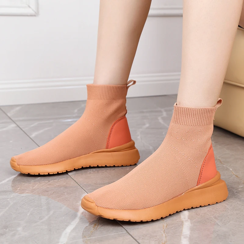 Women Ankle Boots Winter Sneakers for Women Thick Platform Casual Sports Shoes Slip On High Top Soft Sock Boots Free Shipping
Women Ankle Boots Winter Sneakers for Women Thick Platform Casual Sports Shoes Slip On High Top Soft Sock Boots Free Shipping