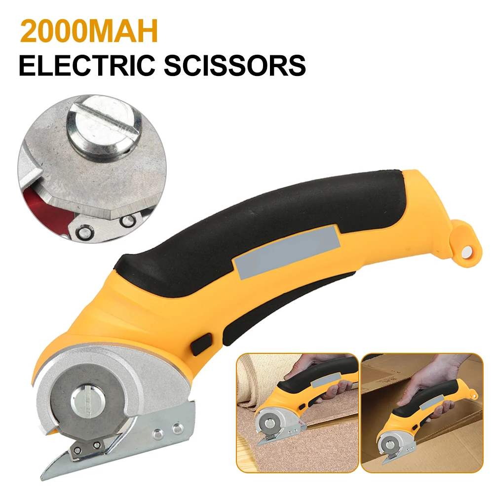 USB Rechargeable Cordless Electric Scissors Multifunctional Rotary Cutter Shear For Home Fabric Leather Cloth Cardboard Cutting
USB Rechargeable Cordless Electric Scissors Multifunctional Rotary Cutter Shear For Home Fabric Leather Cloth Cardboard Cutting