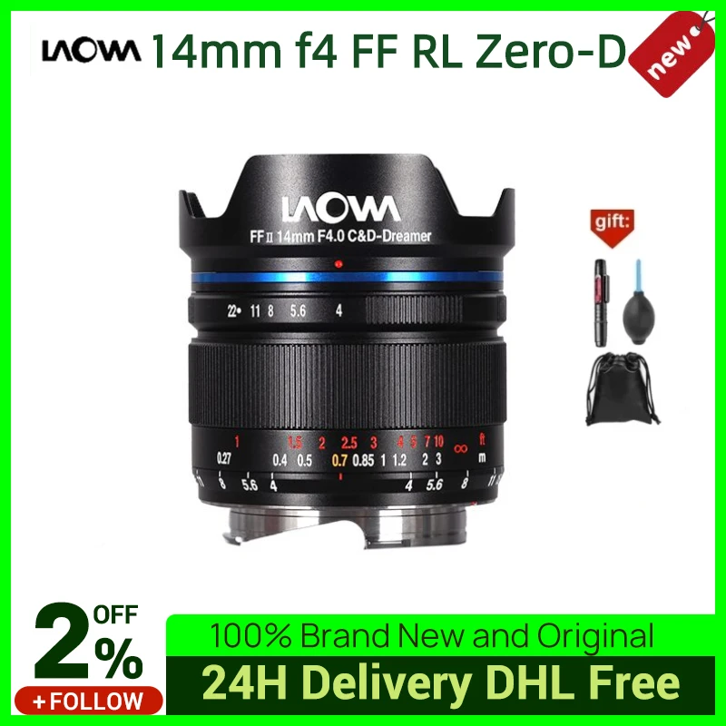 Laowa 14 мм f4 FF RL Zero-D широкоугольный объектив с полной рамкой для Sony E Leica M Nikon Z Canon RF
Laowa 14 мм f4 FF RL Zero-D широкоугольный объектив с полной рамкой для Sony E Leica M Nikon Z Canon RF