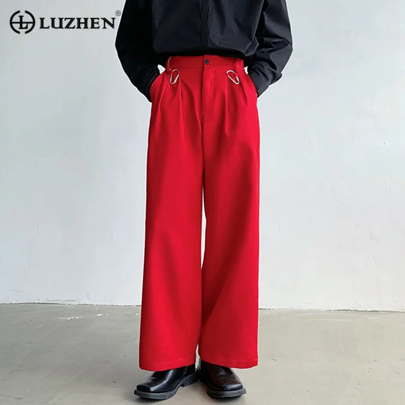 LUZHEN прямые повседневные брюки деловой однотонный костюм мужские цветные мешковатые брюки модная мужская верхняя одежда в Корейском стиле мода F3c5d7
LUZHEN прямые повседневные брюки деловой однотонный костюм мужские цветные мешковатые брюки модная мужская верхняя одежда в Корейском стиле мода F3c5d7