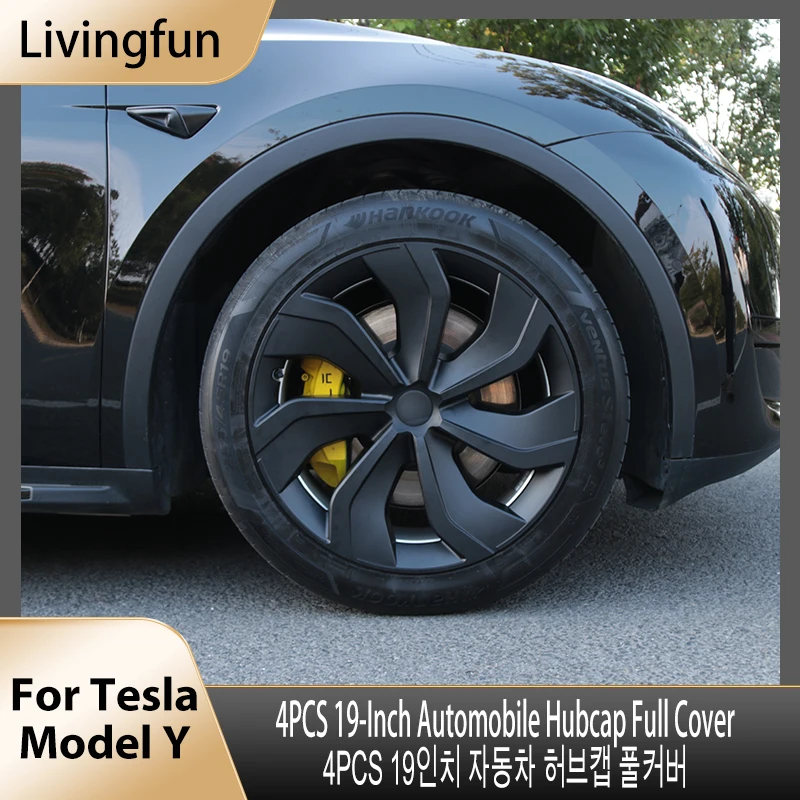 4PCS Hub Cap Performance Replacement Wheel Cap 19 Inch Automobile Hubcap Full Cover Accessories 2021 2022 for Tesla Model Y
4PCS Hub Cap Performance Replacement Wheel Cap 19 Inch Automobile Hubcap Full Cover Accessories 2021 2022 for Tesla Model Y
