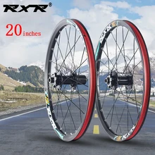 RXR 20 inch 406 Mountain Bike Wheels 20 MTB Bicycle hubs 24Holes Disc Brake 7/11 Speed front 2 rear 5 bearings Alloy Wheelset