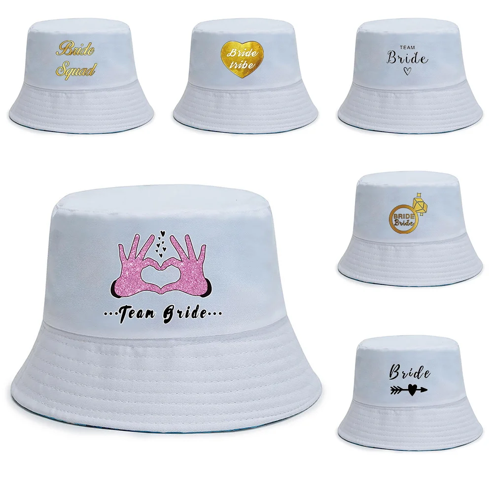 Summer Unisex Bucket Hat Women Men Cotton Double-Sided Simple Bob Hip Hop Hat Bride Print Fashion Panama Beach Fishing Sun Cap
Summer Unisex Bucket Hat Women Men Cotton Double-Sided Simple Bob Hip Hop Hat Bride Print Fashion Panama Beach Fishing Sun Cap