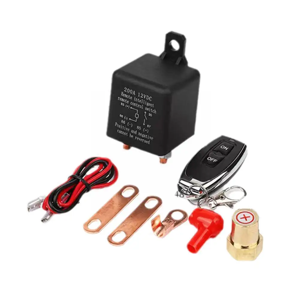 Car Remote Battery Disconnect Cut Off Isolator Switch Fob Anti-Theft 200A 12V Wireless Remote Relay Switch Control Q0Z6
Car Remote Battery Disconnect Cut Off Isolator Switch Fob Anti-Theft 200A 12V Wireless Remote Relay Switch Control Q0Z6