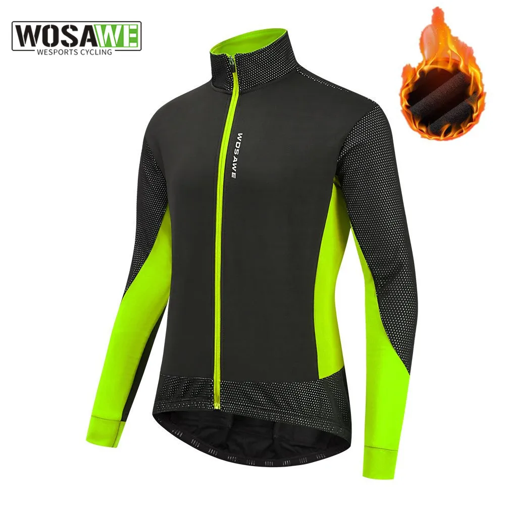WOSAWE Winter Windproof Men's Cycling Jackets Thermal Warm Fleece MTB Bike Top Long Jersey Bicycle Sports Windbreaker Coat
WOSAWE Winter Windproof Men's Cycling Jackets Thermal Warm Fleece MTB Bike Top Long Jersey Bicycle Sports Windbreaker Coat