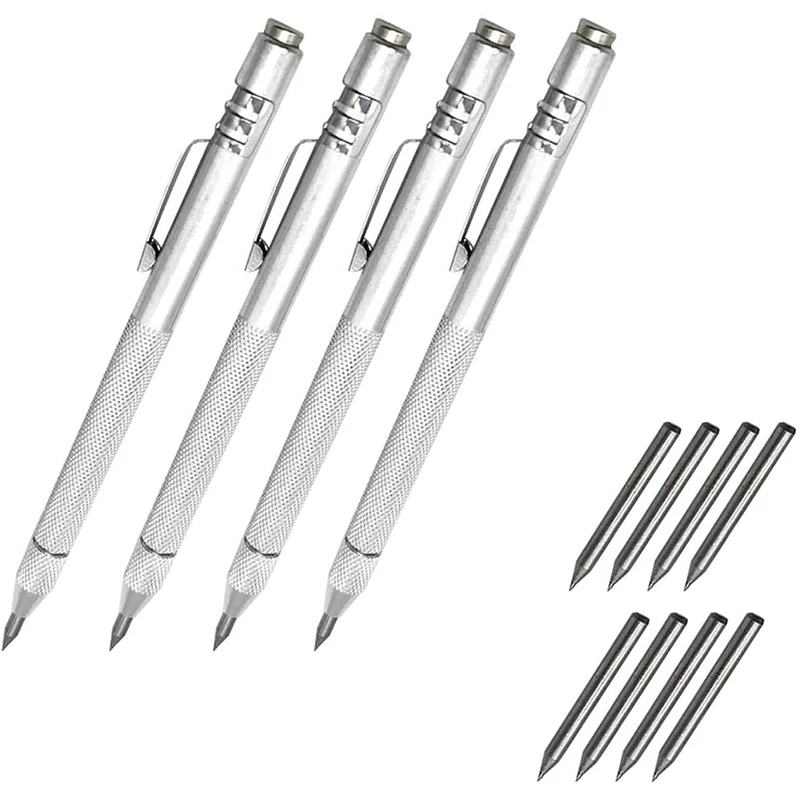 4 Pcs Carbide Scriber,Aluminum Etching Engraving Pen With 8 Replacement Marking Tip For Glass/Ceramics/Metal Sheet
4 Pcs Carbide Scriber,Aluminum Etching Engraving Pen With 8 Replacement Marking Tip For Glass/Ceramics/Metal Sheet
