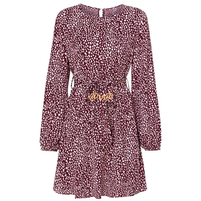 Stylish Leopard Print Dress w/ Belt for Women Long Sleeve Dress Ladies Holiday Dress Summer Dress Crew Neck Casual Dress
Stylish Leopard Print Dress w/ Belt for Women Long Sleeve Dress Ladies Holiday Dress Summer Dress Crew Neck Casual Dress