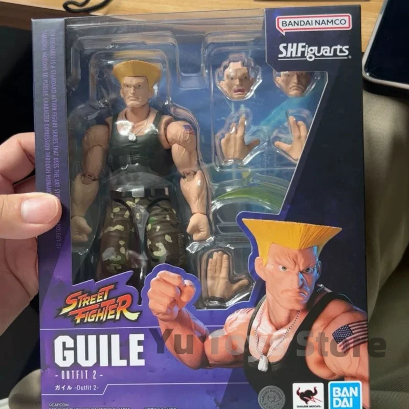 2024 Bandai подлинный уличный истребитель Guile S.h. Фигурс суторто Faita экшн-фигурка