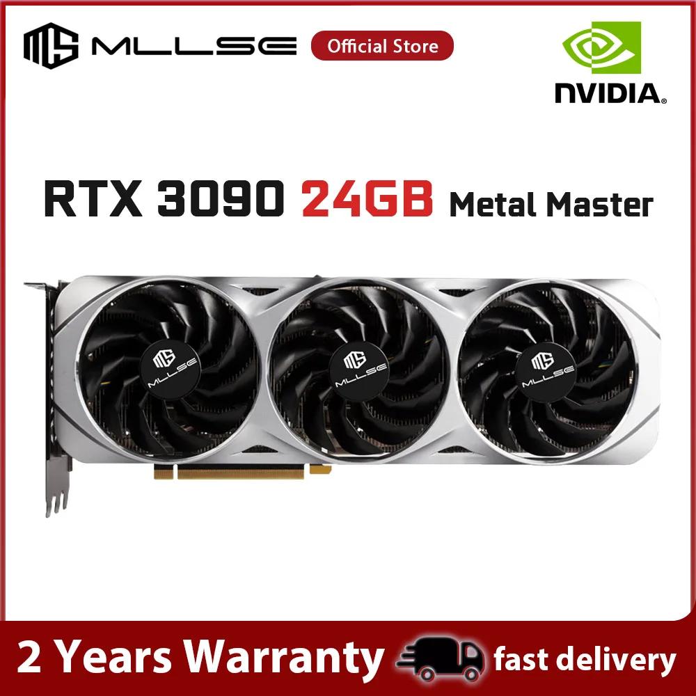 Mllse New RTX3090-24G-GAMING Graphics Card GDDR6X 384Bit 8+8Pin 1695MHz 19.5Gbps DirectX 12 video card rtx 3090 For Desktop PC
Mllse New RTX3090-24G-GAMING Graphics Card GDDR6X 384Bit 8+8Pin 1695MHz 19.5Gbps DirectX 12 video card rtx 3090 For Desktop PC