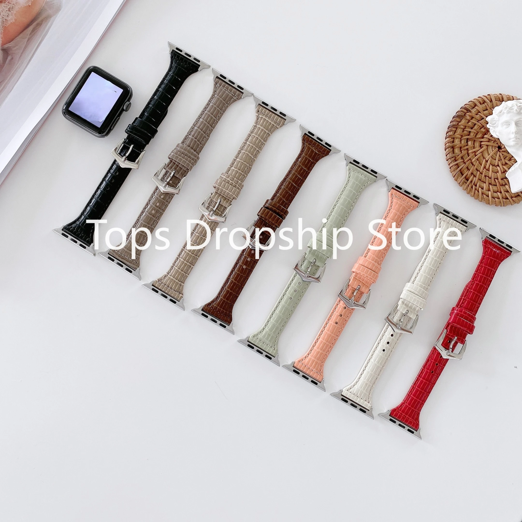 Leather Loop for Apple Watch Band 38mm Series 3 for iWatch Band 44mm Series 6 42mm 40mm 4 5 2 1 SE Luxury Strap Replacement
Leather Loop for Apple Watch Band 38mm Series 3 for iWatch Band 44mm Series 6 42mm 40mm 4 5 2 1 SE Luxury Strap Replacement