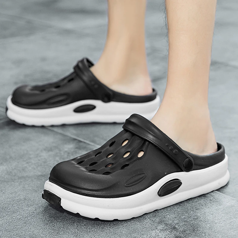 Шлепанцы мужские летние на платформе из ЭВА, удобные сандалии, шлепанцы, сланцы, повседневная обувь, разные цвета
Шлепанцы мужские летние на платформе из ЭВА, удобные сандалии, шлепанцы, сланцы, повседневная обувь, разные цвета