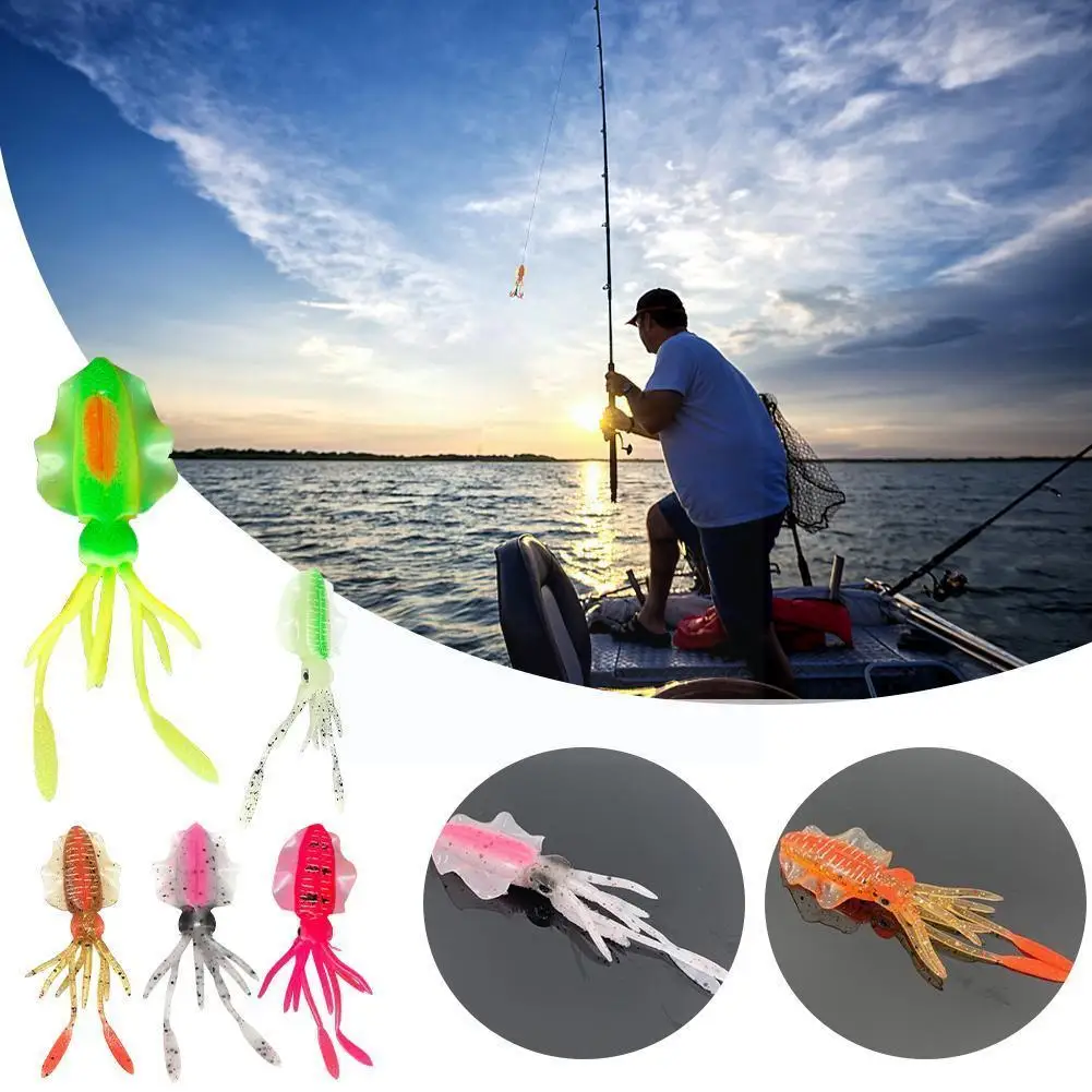 Bionic Squid Bait Fake Octopus Lure Bait Sea Fishing Bait Fake Fish Squid Baits Ear Bite Fish-shaped Bionic Lure Soft Thin C9N2
Bionic Squid Bait Fake Octopus Lure Bait Sea Fishing Bait Fake Fish Squid Baits Ear Bite Fish-shaped Bionic Lure Soft Thin C9N2