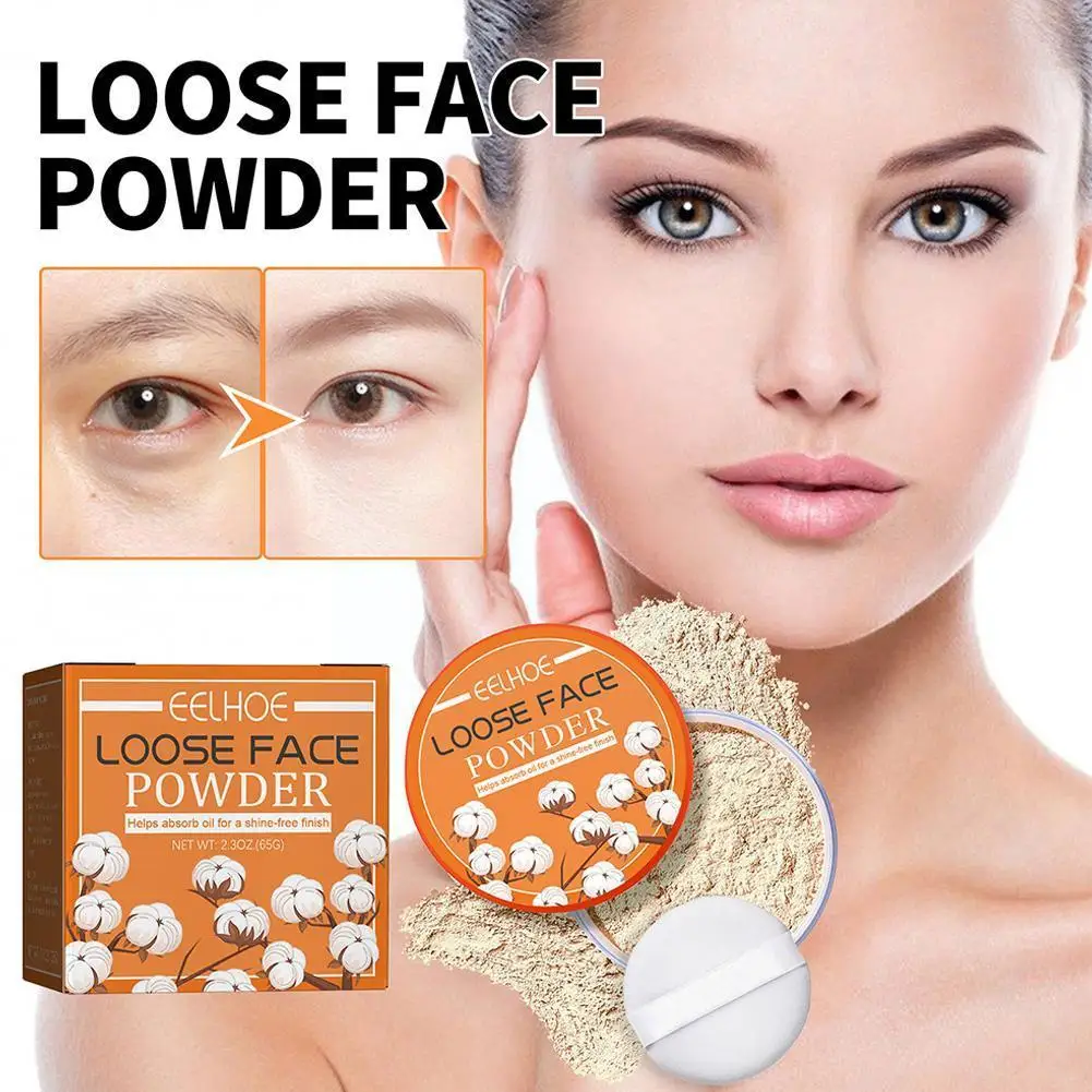 Matte Loose Powder Makeup Powder Waterproof Sweat Proof Natural Oil Control Concealer Makeup Powder Cosmetic For Face 50g F1U0 
Matte Loose Powder Makeup Powder Waterproof Sweat Proof Natural Oil Control Concealer Makeup Powder Cosmetic For Face 50g F1U0