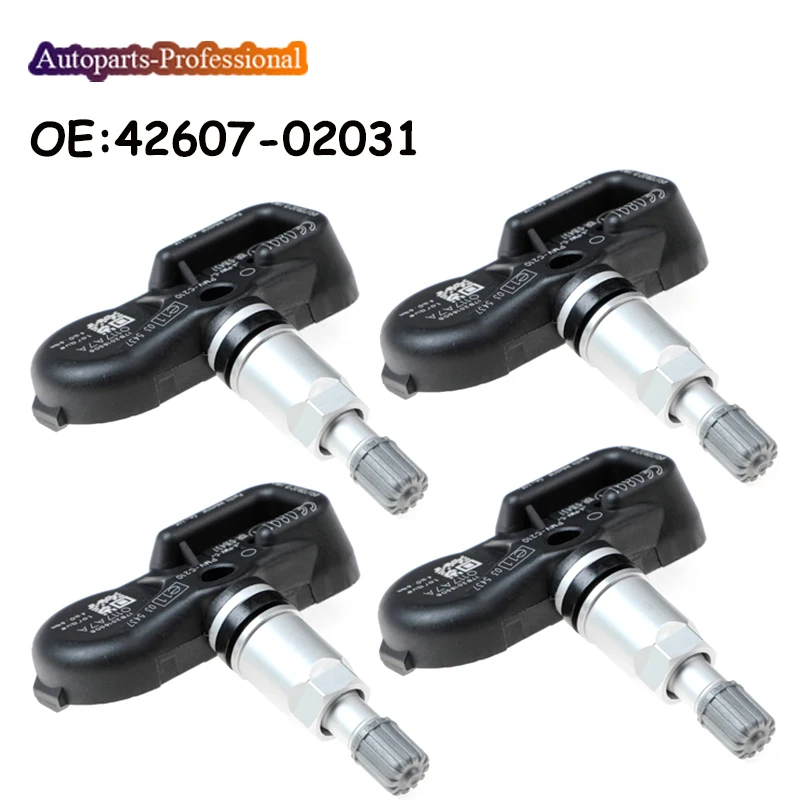 4 pcs/lot Car For TOYOTA Avensis Auris RAV4 Yaris Verso 42607-02031 4260702031 PMV-C210 42607-30070 TPMS Tire Pressure Sensor
4 pcs/lot Car For TOYOTA Avensis Auris RAV4 Yaris Verso 42607-02031 4260702031 PMV-C210 42607-30070 TPMS Tire Pressure Sensor