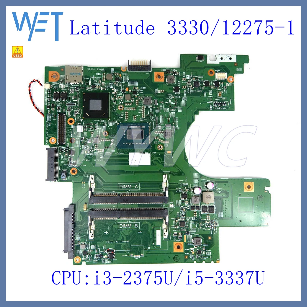 12275-1 с i3-2375U/i5-3337U CPU CN-02D6MM/04NRW 8 материнская плата для ноутбука для Dell Latitude 3330 Материнская плата ноутбука 100% протестирована ОК
12275-1 с i3-2375U/i5-3337U CPU CN-02D6MM/04NRW 8 материнская плата для ноутбука для Dell Latitude 3330 Материнская плата ноутбука 100% протестирована ОК